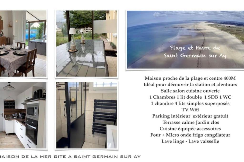 Maison De La Mer Saint-Germain-sur-Ay Ngoại thất bức ảnh